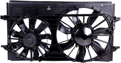 Cooling Fan Assembly Compatible with 2008-2012 for Chevrolet for Malibu 2.4L 2008-2009 for Saturn for Aura 2.4L, Black Radiator Fan Direct Fit Replacement for Engine Cooling Fan in Saudi Arabia