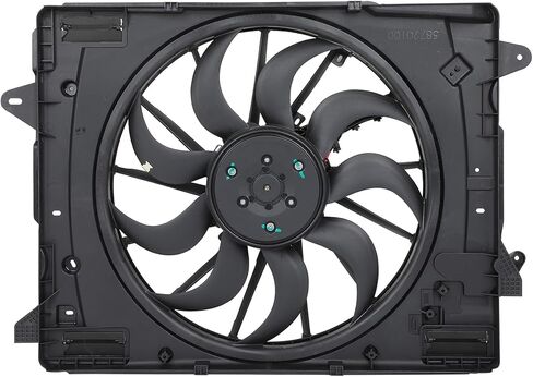Radiator Cooling Fan Assembly Compatible with 2020 for Ford for Escape 1.5L, Black Radiator Fan Direct Fit Replacement for Engine Cooling Fan in Saudi Arabia