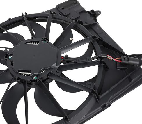 Radiator Cooling Fan Assembly Compatible with 2020 for Ford for Escape 1.5L, Black Radiator Fan Direct Fit Replacement for Engine Cooling Fan in Saudi Arabia