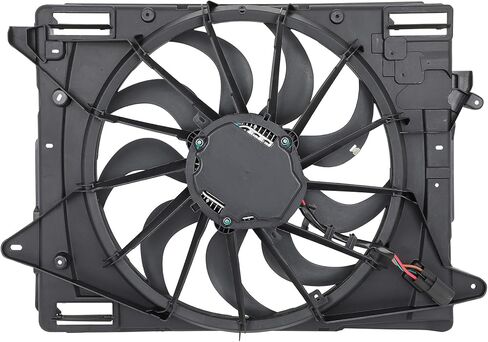 Radiator Cooling Fan Assembly Compatible with 2020 for Ford for Escape 1.5L, Black Radiator Fan Direct Fit Replacement for Engine Cooling Fan in Saudi Arabia