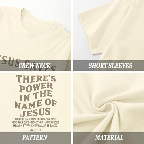 BeWithYou Christian Shirts for Kids Boys Jesus Saves Shirt Religious Faith Tshirt Inspirational Bible Verse Graphic Tee Tops in Saudi Arabia