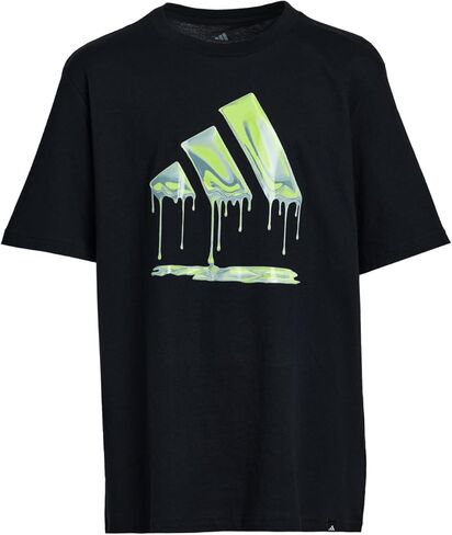 تي شيرت Adidas Boys Chrome Drip Logo (للأطفال الكبار) in Saudi Arabia