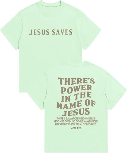 BeWithYou Christian Shirts for Kids Boys Jesus Saves Shirt Religious Faith Tshirt Inspirational Bible Verse Graphic Tee Tops in Saudi Arabia