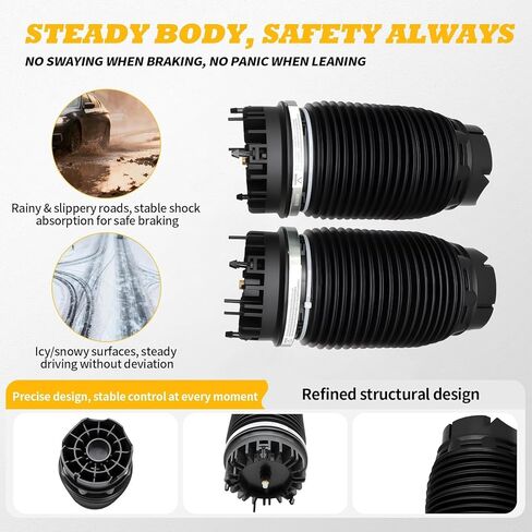 68260938AA 68260938AB 2PCS Rear Airmatic Suspension Spring Bags Compatible with R-A-M 1500 3.6L 5.7L 2019-2024 Left and Right in Saudi Arabia