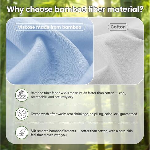 Migbean Womens Underwear Viscose Made from Bamboo Briefs for Women Mid Waisted Ladies Panties Lightweight Breathable 5 Pack in Saudi Arabia