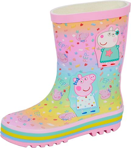 أحذية المطر Peppa Pig Suzy Sheep المطاطية أحذية الثلوج أحذية الفتيات للعب في الهواء الطلق in Saudi Arabia