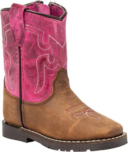 حذاء Shyanne للأطفال الصغار Lil Lainie Western Boot بمقدمة مستديرة - 43920T in Saudi Arabia