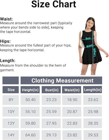 EXARUS Girls Dress Padded Long Sleeve/Sleeveless Teen Summer Easter Flowy Layered Ruffle Ruched Mini Casual Dresses in Saudi Arabia