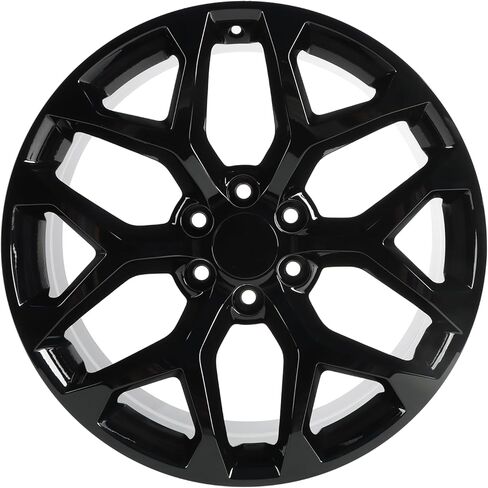 New Single 22 Inch 22x9Inch Light Black Premium Aluminum Alloy Wheel Rim Fits for Silverado 1500 Escalade Avalanche 1500 Blazer Colorado Suburban 1500, Direct Fit Replacement, 9510960 in Kuwait