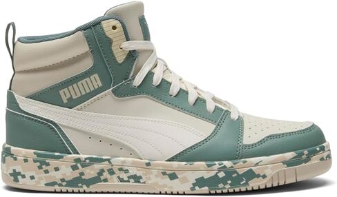 حذاء رياضي رجالي من PUMA Rebound V6 Camo برباط كاجوال - أبيض in Kuwait