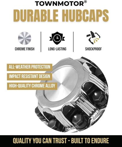 (مجموعة من 4) أغطية مركزية للعجلات ذات 8 عروة من الكروم متوافقة مع Chevy Silverado 1500HD 2500 3500، Avalanche، Suburban، GMC Sierra Yukon 1998-2013، تناسب حافة مقاس 16 بوصة | OE# 15039489 15039488 9597169 9597170 in Kuwait