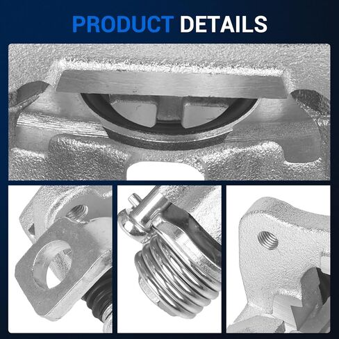 Autoround 19B1557 19B1556 فرجار الفرامل الخلفية مع دعامة مناسبة لـ 1994-2001 Acura Integra، 1992-1995/1999-2000 Honda Civic، 1993-1997 Civic del Sol، كلا جانب السائق والراكب in Kuwait