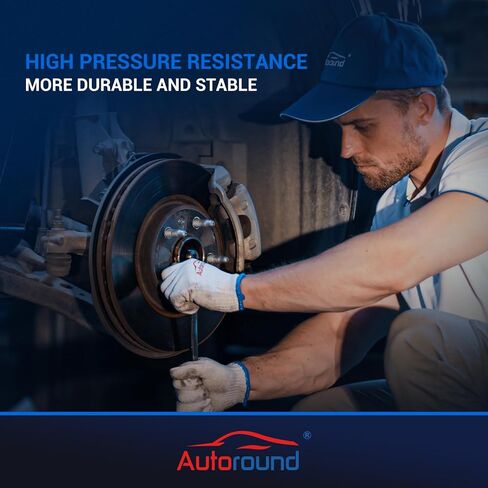 Autoround 19B1557 19B1556 فرجار الفرامل الخلفية مع دعامة مناسبة لـ 1994-2001 Acura Integra، 1992-1995/1999-2000 Honda Civic، 1993-1997 Civic del Sol، كلا جانب السائق والراكب in Kuwait