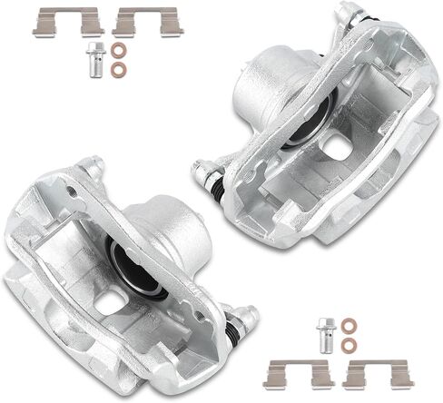 Front Brake Caliper Kit Right + Left Assembly w/Bracket 19B2661 19B2660 Compatible for Honda Civic Accord ILX 2003-2021 (Set of 2) in Saudi Arabia