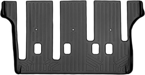 MAXLINER Custom Fit Floor Mats 2 Row Liner Set Black Compatible with 2015-2021 Kia Sedona 8 Passenger Model Only in Saudi Arabia