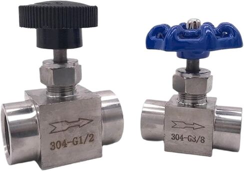 صمام إبرة قابل للتعديل 1/8 "1/4" 3/8 "1/2" خيط أنثى من الفولاذ المقاوم للصدأ للتحكم في التدفق عالي الضغط صمام إبرة (3/8 بوصة) in Saudi Arabia