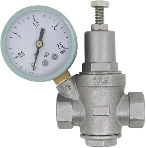 304 Adjustable reducing - 1/2 3/4 1 1-1/4 1-1/2 2 inch - Lead Free Stainless Steel - Water Pressure Regulator Valve(DN32) in Saudi Arabia