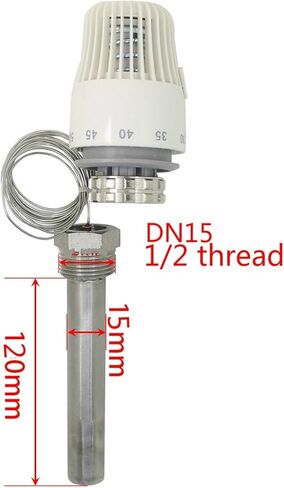 صمام مشعاع ثرموستاتي 30-70 درجة M30 * 1.5 صمام ثلاثي الاتجاه Thermowell DN25 in Saudi Arabia