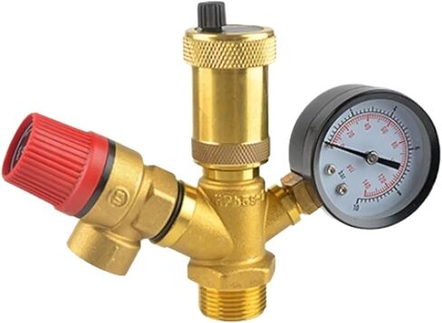 3 Bar Pressure Relief Valve DN25 1in Valve 16 * 12 Cm Brass in Saudi Arabia