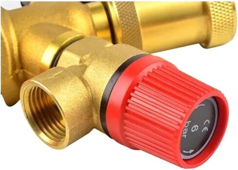 3 Bar Pressure Relief Valve DN25 1in Valve 16 * 12 Cm Brass in Saudi Arabia
