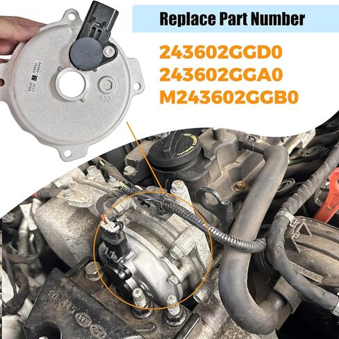 الملف اللولبي للتوقيت المتغير للمحرك مع مستشعر عمود الحدبات متوافق مع 2016-2021 Hyundai Kia 2.0L 2.4L، يستبدل 243602GGD0 243602GGA0 in Kuwait