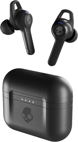 Skullcandy Indy Evo XT in-Ear Wireless Earbuds, 30 Hr Battery, Microphone, Works with iPhone Android and Bluetooth Devices - Black in Saudi Arabia