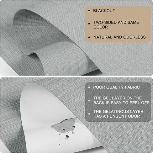 ستائر تعتيم دوارة للنوافذ، قماش كتان، لاسلكي، ستائر دوارة للنوافذ، حماية من الأشعة فوق البنفسجية من القماش العازل الحراري، ظلال النوافذ للمنزل، المكتب، الباب، غرفة النوم، رمادي فاتح، حجم مخصص in Kuwait