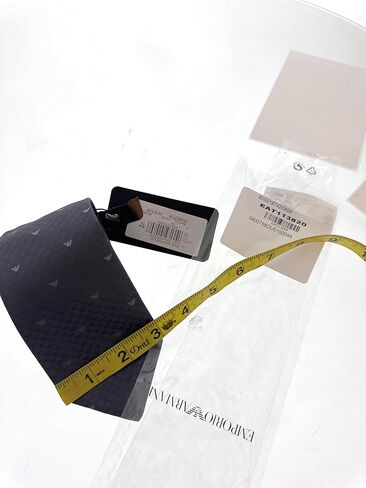 Emporio Armani Grey Armani logo Silk Tie – 3in in Saudi Arabia