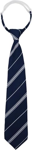 Striped Clip on Tie for Women, Adjustable Pre-tied Womens Tie Uniform Necktie for Office School Daily Party in Saudi Arabia