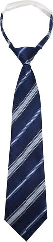 Striped Clip on Tie for Women, Adjustable Pre-tied Womens Tie Uniform Necktie for Office School Daily Party in Saudi Arabia