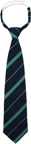 Striped Clip on Tie for Women, Adjustable Pre-tied Womens Tie Uniform Necktie for Office School Daily Party in Saudi Arabia