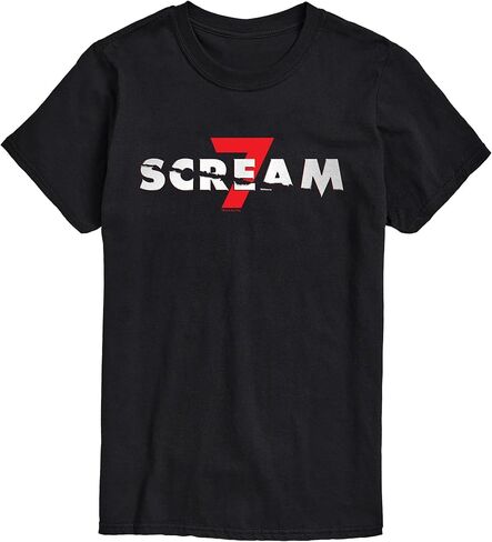 HYBRID APPAREL Scream - شعار كبير - تي شيرت برسومات للرجال بأكمام قصيرة in Kuwait