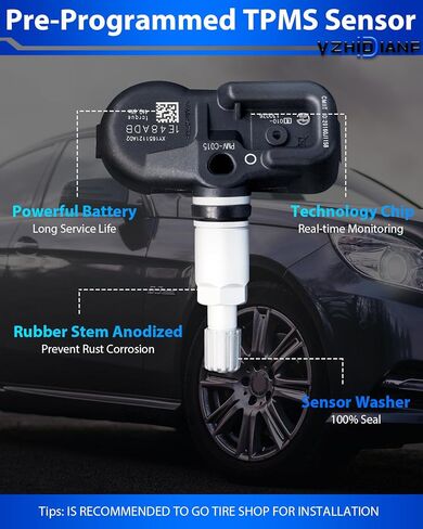 TPMS Tire Pressure Sensor Fit for:-Toyota for:-RAV4 2019-2021 Tacoma 2016-2020 Avalon 2016-2020, for:-Lexus Rx350 2016-2022 ES350 2019-2020, Replace# 4260706030 (Set of 4) in Saudi Arabia
