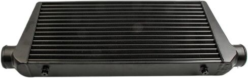 Front Intercooler Tube And Fin 600x300x76 3inch In Outlet Black Compatible With Universal(Silver) in Saudi Arabia