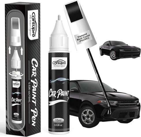 Destroyer Gray (PDN) لقلم طلاء Dodge Touch Up، مزيل خدوش السيارة 2 في 1 مع طرف قلم وفرشاة، تطابق دقيق للألوان لإصلاح خدوش طلاء السيارة، إصلاح الرقائق والشقوق بسرعة وسهولة in Kuwait