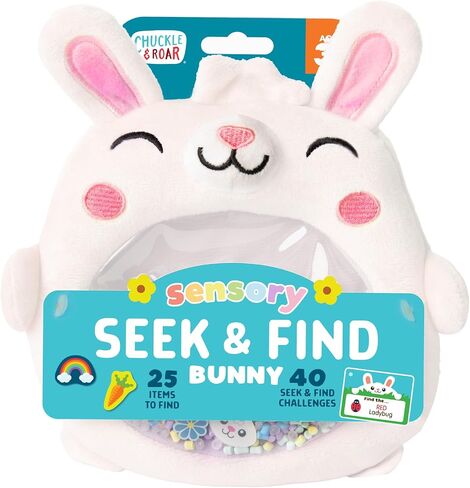 Chuckle & Roar Sensory Seek & Find Scavenger Hunt Plush Polar Bear Game for Ages 3 and Up - Great On The Go Learning Toy for Toddlers in Saudi Arabia