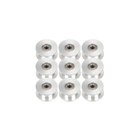 9pcs for prusa i3 MK3/MK2 3mm Bore X/Y Axis Timing Belt Aluminum Anodized Flat Idler Roller Bearing Pulley Replacing 623h Bearings in Saudi Arabia