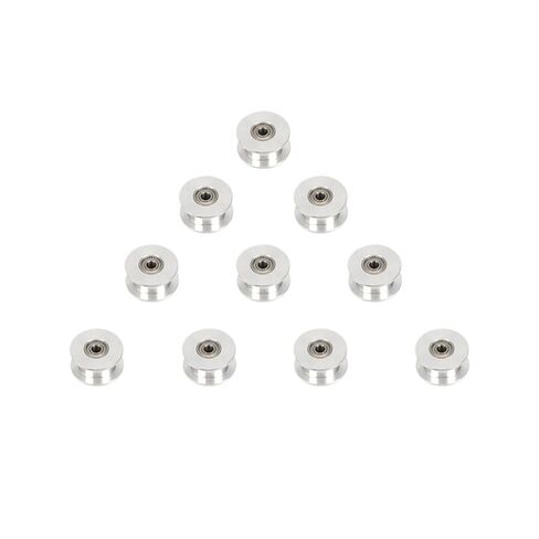 9pcs for prusa i3 MK3/MK2 3mm Bore X/Y Axis Timing Belt Aluminum Anodized Flat Idler Roller Bearing Pulley Replacing 623h Bearings in Saudi Arabia