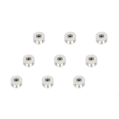 9pcs for prusa i3 MK3/MK2 3mm Bore X/Y Axis Timing Belt Aluminum Anodized Flat Idler Roller Bearing Pulley Replacing 623h Bearings in Saudi Arabia