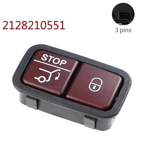 2128210551 مفتاح تحرير صندوق إضاءة السيارة الخلفي زر غطاء الباب الخلفي، لقاعدة ML63 AMG V8 55 لتر قفل صندوق السيارة بالغاز in Saudi Arabia