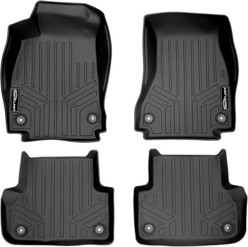 MAXLINER All Weather Custom Fit Cargo Trunk Liner Floor Mat Behind 3rd Row Compatible with 2017-2025 Audi Q7 / SQ7 in Saudi Arabia