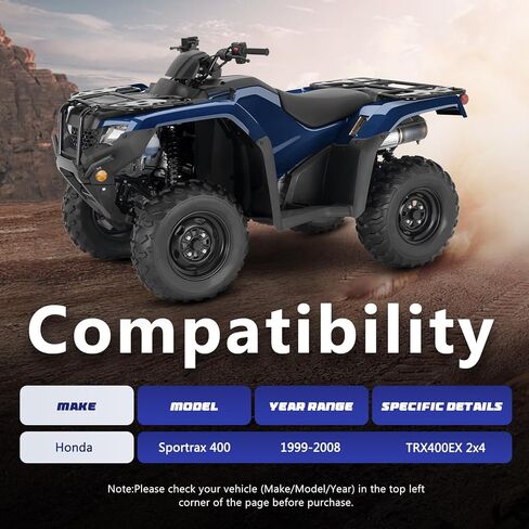 محور حامل المحور الخلفي 42500-HN1-A40 52201-HA2-670 متوافق مع Honda Sportrax ATC250R TRX250R TRX400X TRX400EX 2x4 in Saudi Arabia