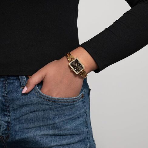 Miykon Dainty Watches for Women - Small Face Square Womens Watch with Genuine Crystals, Classic Luxury Style Bracelet Watch for Petite Thin Wrists, Cute & Unique - Japanese Quartz, Waterproof to 100ft in Saudi Arabia