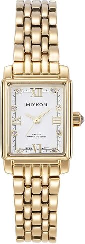 Miykon Dainty Watches for Women - Small Face Square Womens Watch with Genuine Crystals, Classic Luxury Style Bracelet Watch for Petite Thin Wrists, Cute & Unique - Japanese Quartz, Waterproof to 100ft in Saudi Arabia