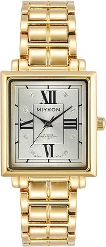 Miykon Dainty Watches for Women - Small Face Square Womens Watch with Genuine Crystals, Classic Luxury Style Bracelet Watch for Petite Thin Wrists, Cute & Unique - Japanese Quartz, Waterproof to 100ft in Saudi Arabia
