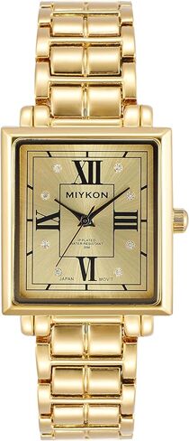 Miykon Dainty Watches for Women - Small Face Square Womens Watch with Genuine Crystals, Classic Luxury Style Bracelet Watch for Petite Thin Wrists, Cute & Unique - Japanese Quartz, Waterproof to 100ft in Saudi Arabia