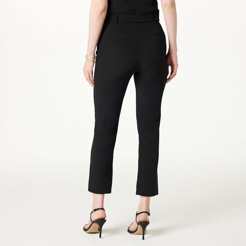 The Drop Women's Sheilaa Slim Flat Front Trouser in Kuwait