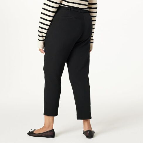The Drop Women's Sheilaa Slim Flat Front Trouser in Kuwait