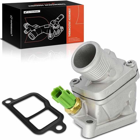 مجموعة مبيت منظم حرارة سائل تبريد المحرك A-Premium مع مستشعر متوافق مع فولفو S60 2003-2005، V70 2003-2007، 2.4L، يستبدل 8636571، 8636572 in Saudi Arabia