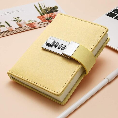 CAGIE Lock Journal Secret Diary، قفل مجلة صغيرة للنساء لكتابة دفتر مذكرات شخصي مقفل in Kuwait